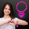 Blinky Kid Size Pink Heart Bracelet - 60 Day